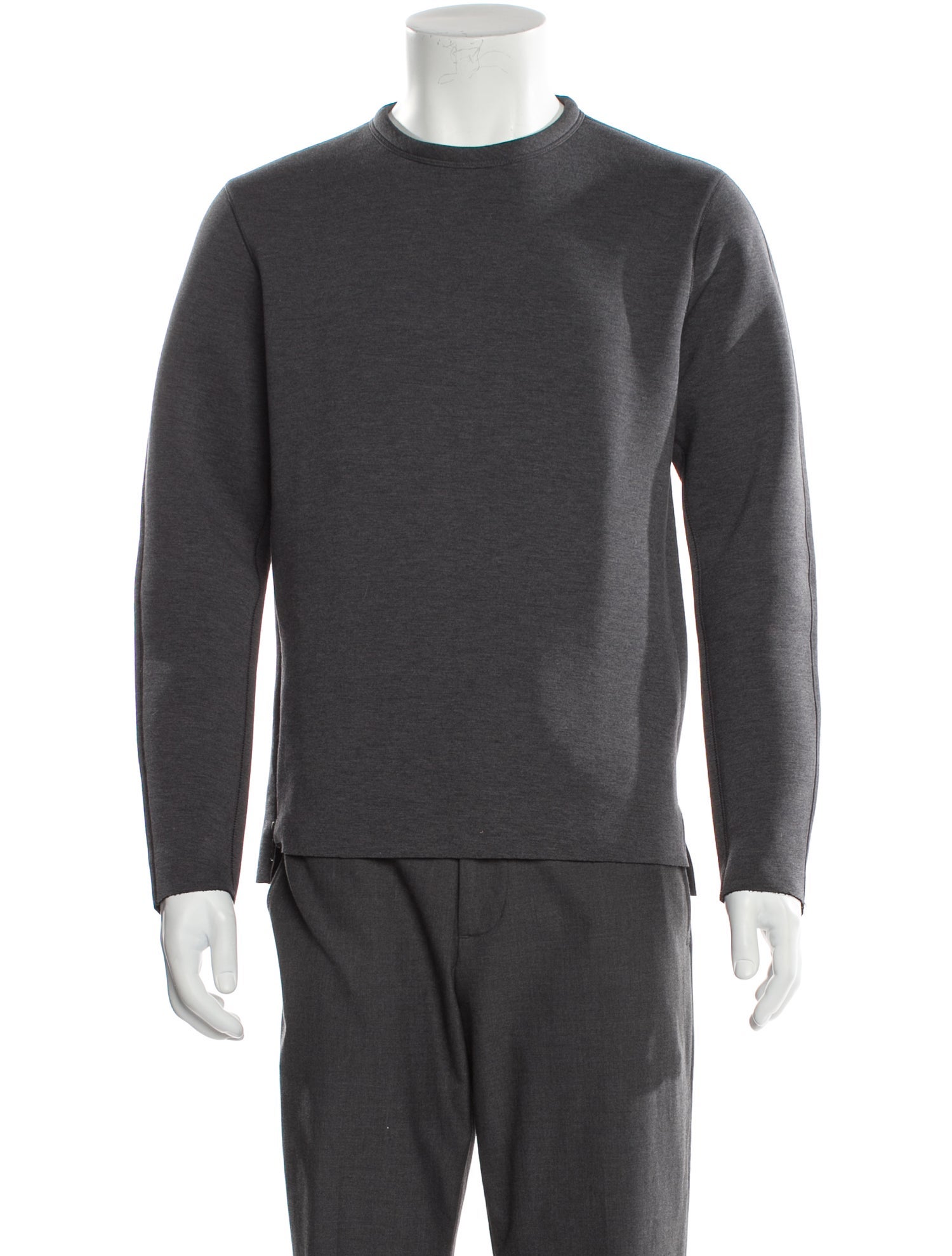 Theory Crew Neck Long Sleeve Sweatshirt
