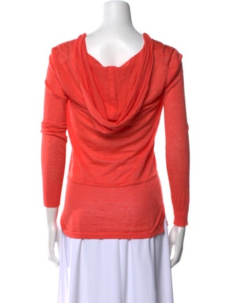 Theory Linen V-Neck Sweater