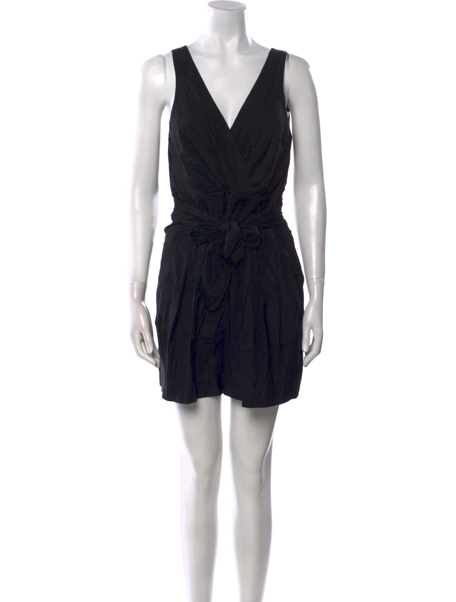 Theory Silk V-Neck Romper