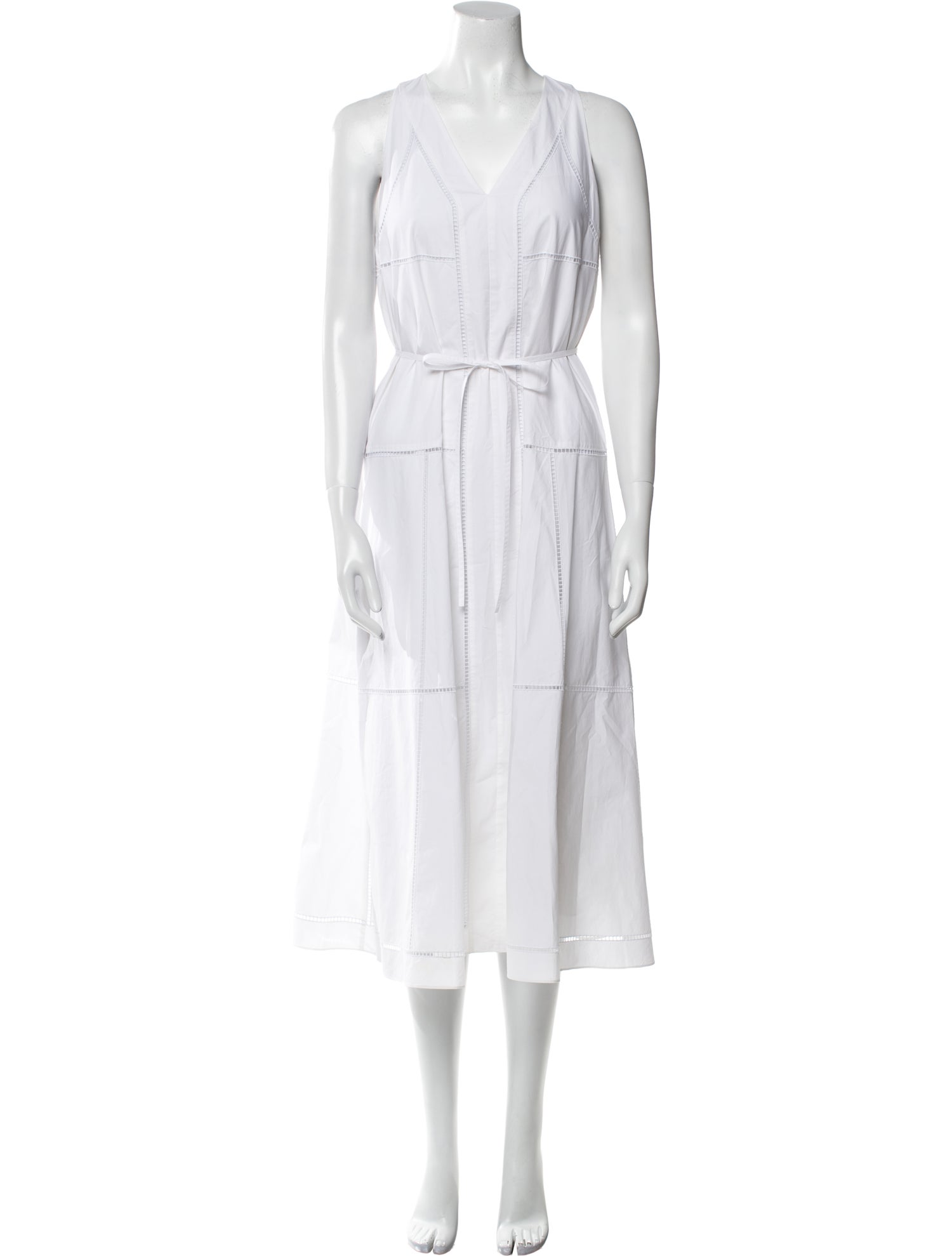 Theory V-Neck Long Dress