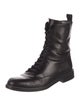 Theory Leather Lace-Up Boots