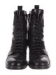 Theory Leather Lace-Up Boots