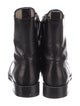 Theory Leather Lace-Up Boots