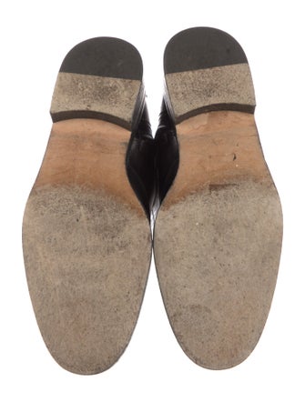 Theory Leather Lace-Up Boots