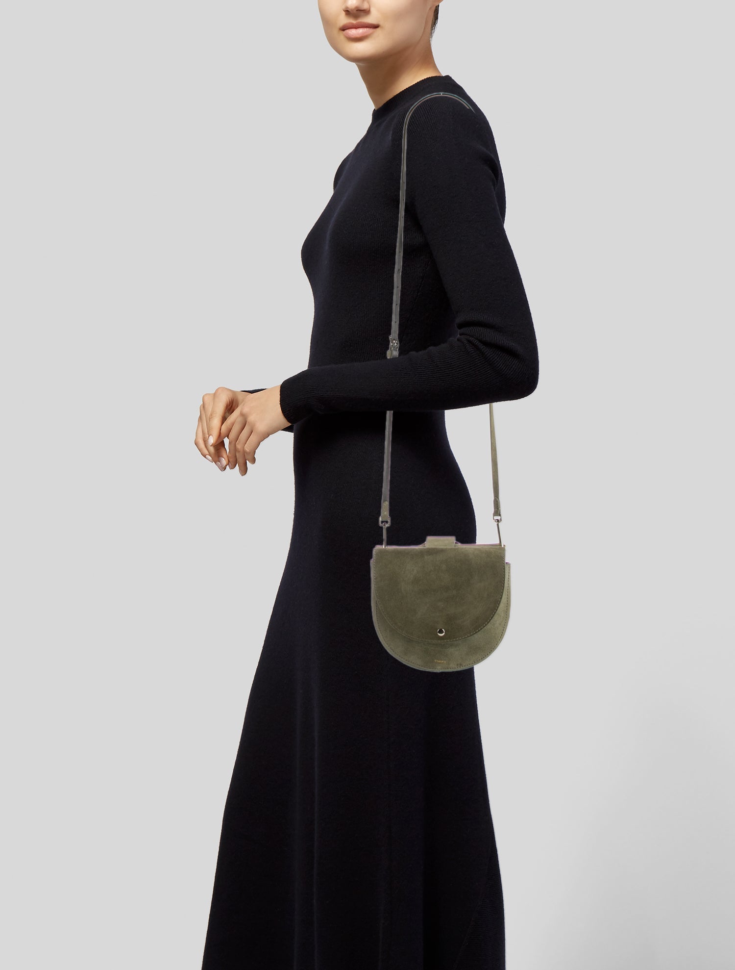 Theory Suede Bucket Bag