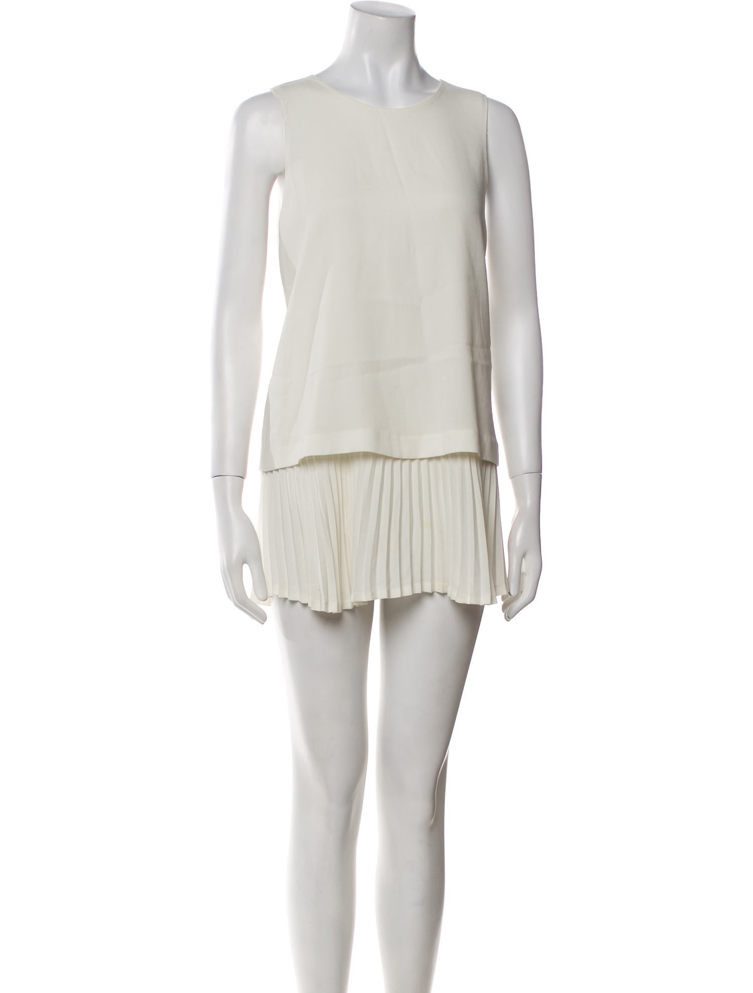 Theory Scoop Neck Mini Dress