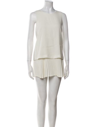 Theory Scoop Neck Mini Dress