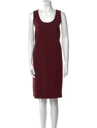 Theory Virgin Wool Knee-Length Dress