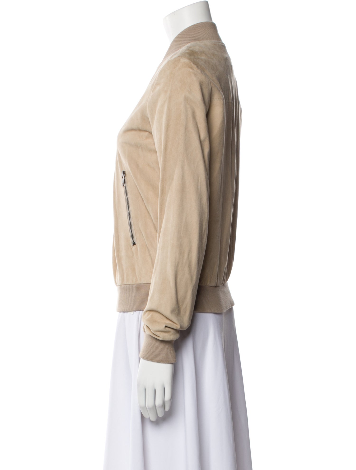 Theory Leather Bomber Jacket