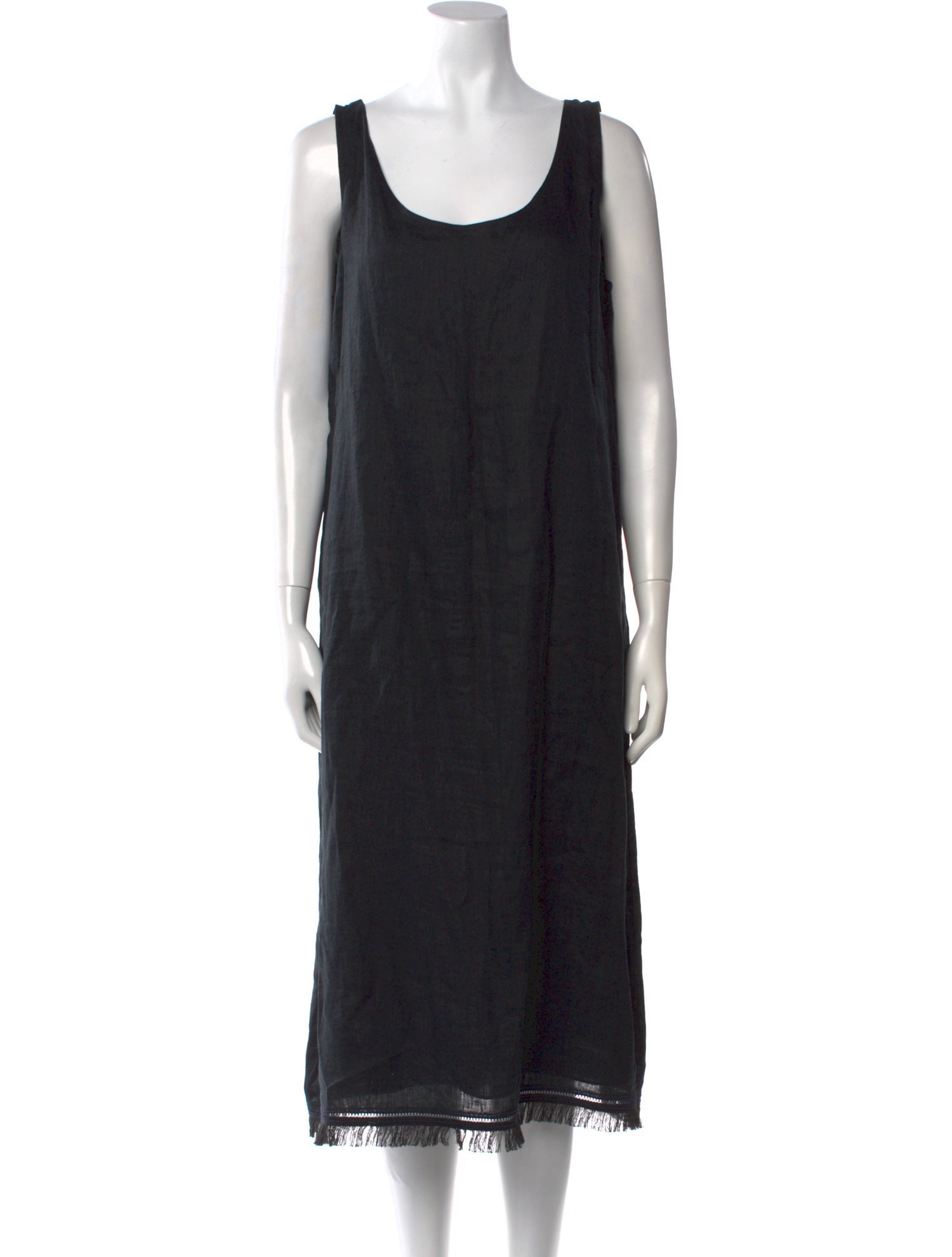 Theory Linen Midi Length Dress