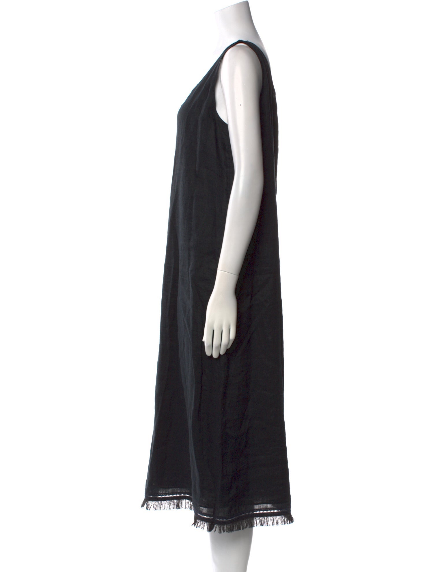 Theory Linen Midi Length Dress