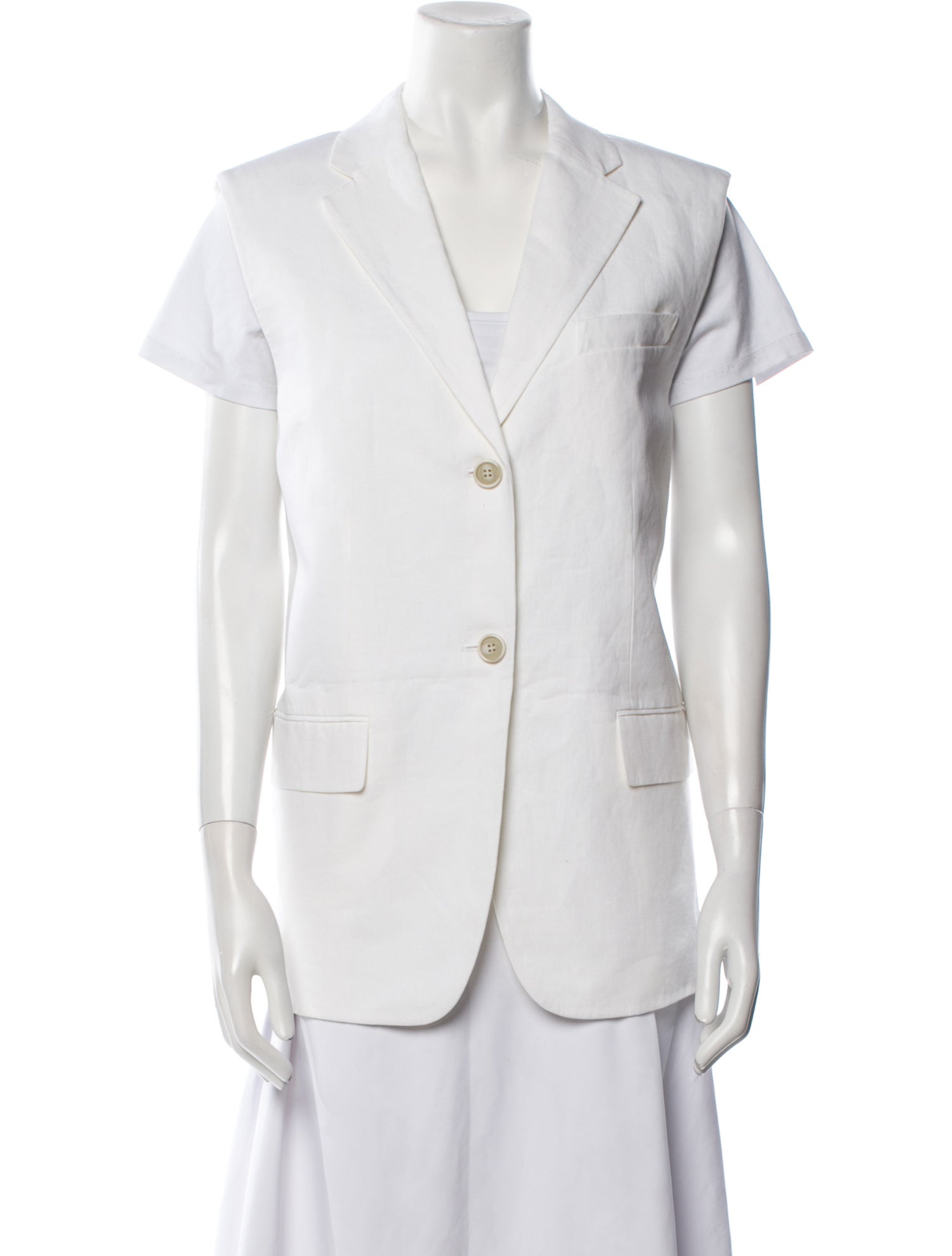 Theory Linen Vest w/ Tags