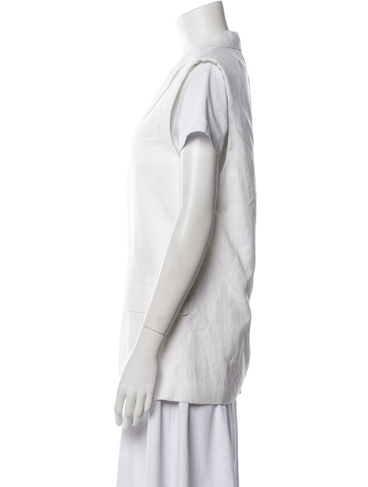 Theory Linen Vest w/ Tags