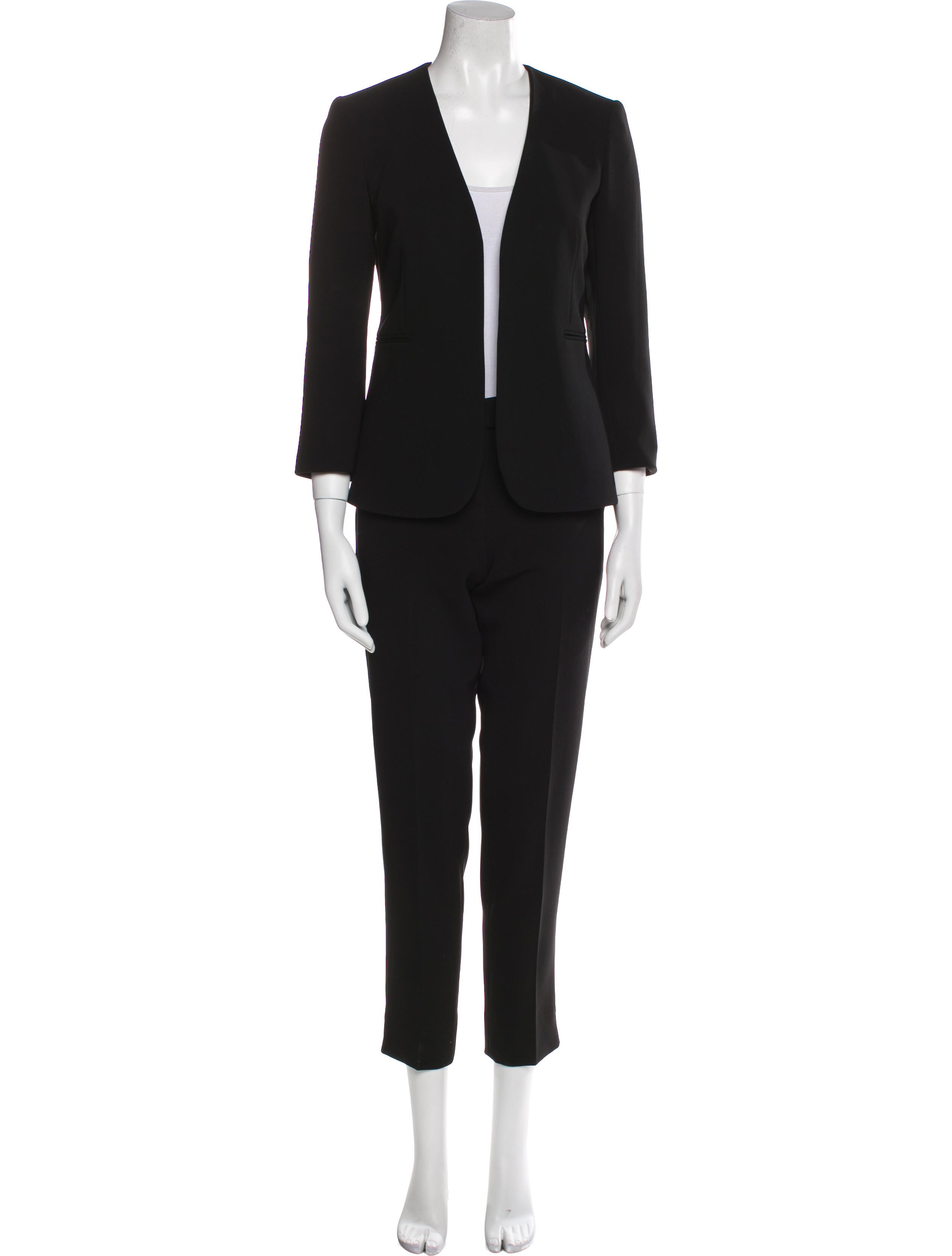 Theory Virgin Wool Pant Set