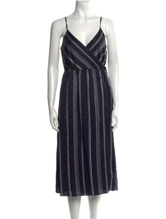 Theory Silk Midi Length Dress