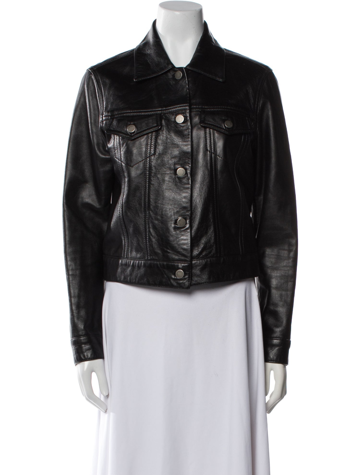 Theory Leather Biker Jacket