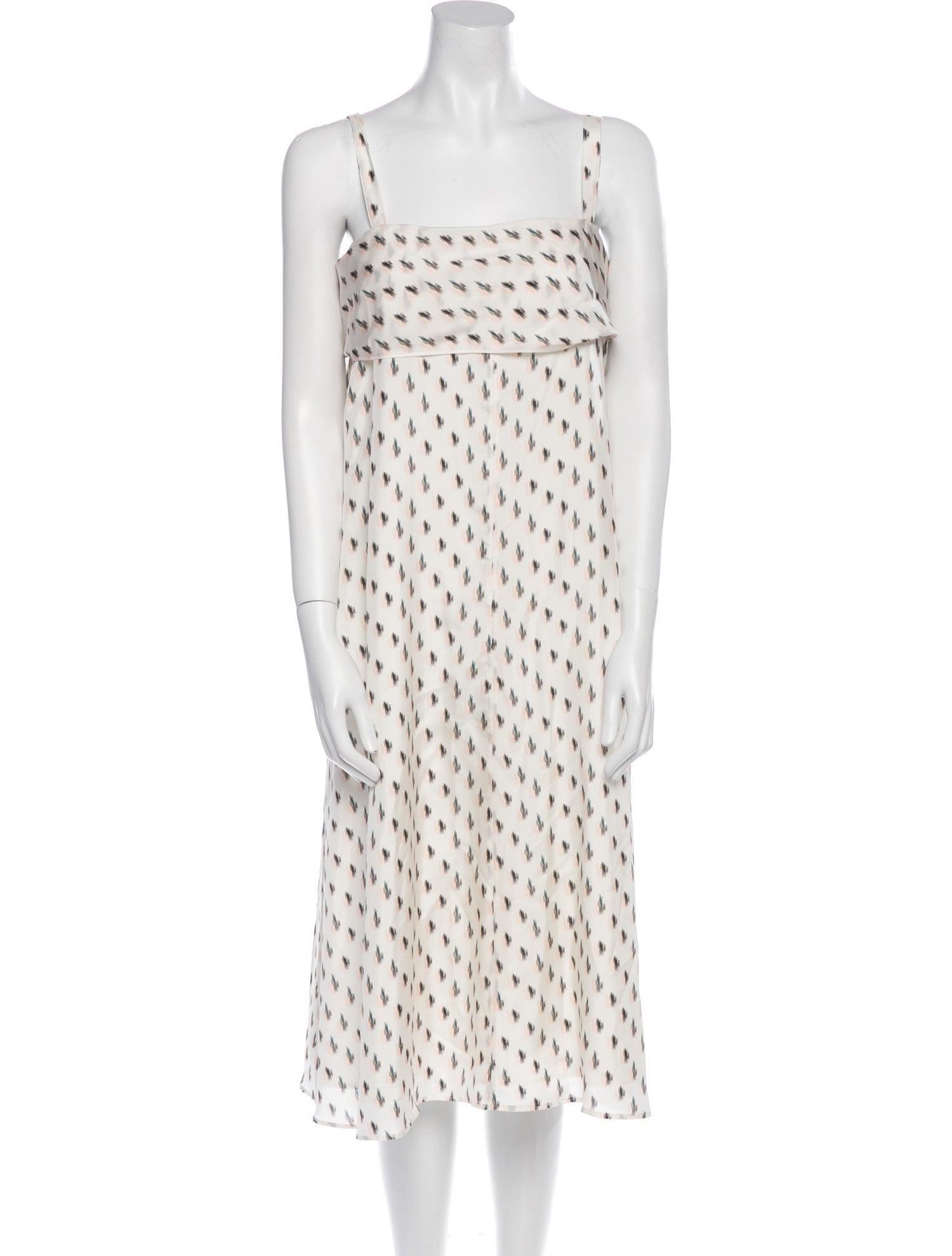 Theory Silk Midi Length Dress