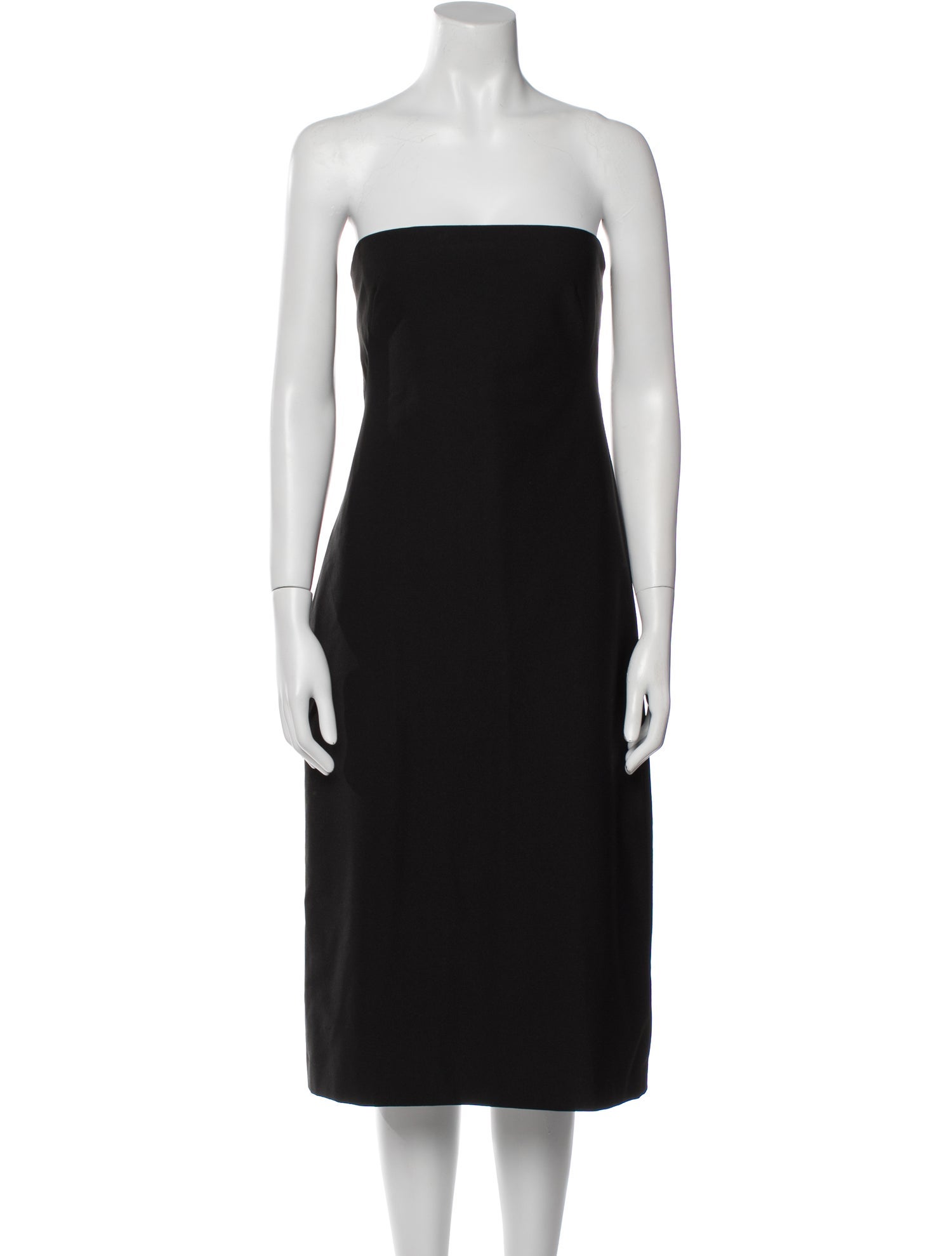 Theory Strapless Knee-Length Dress