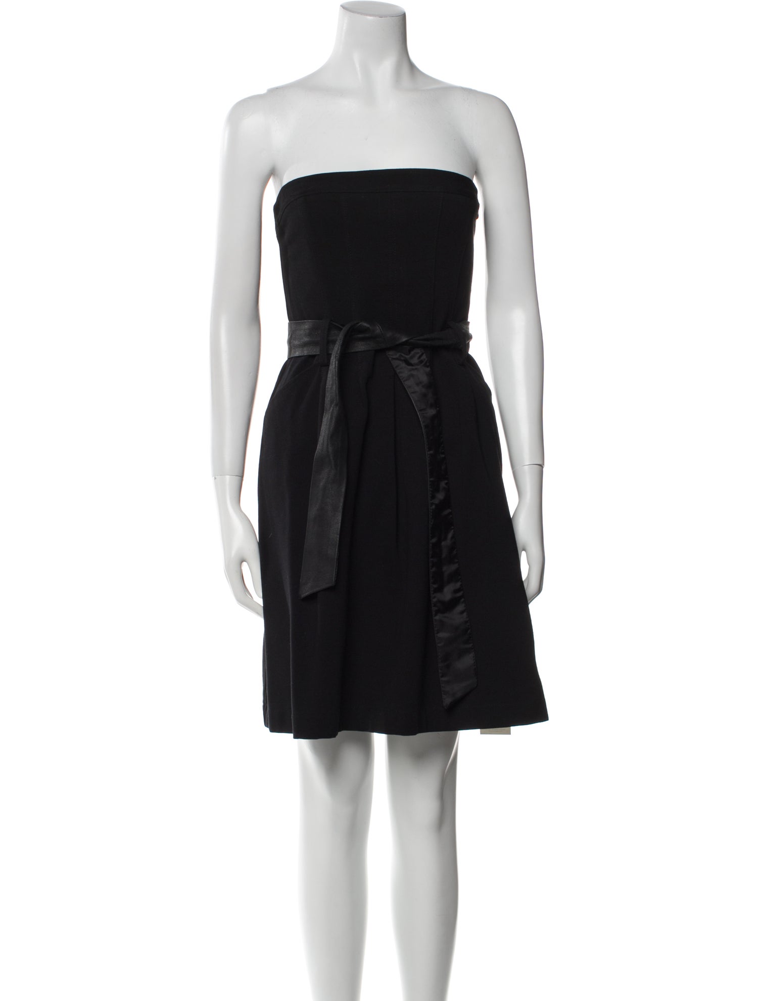 Theory Strapless Mini Dress