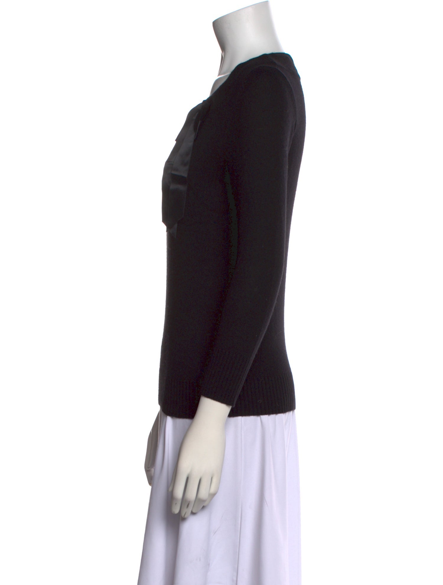 Theory Silk Scoop Neck Sweater