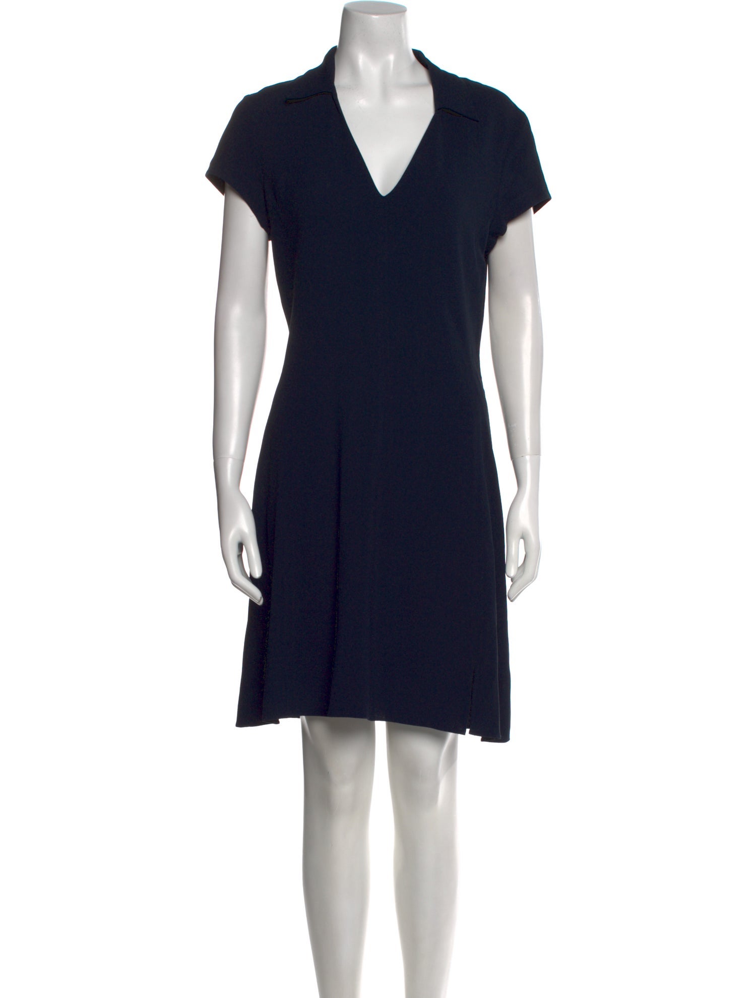 Theory V-Neck Midi Length Dress