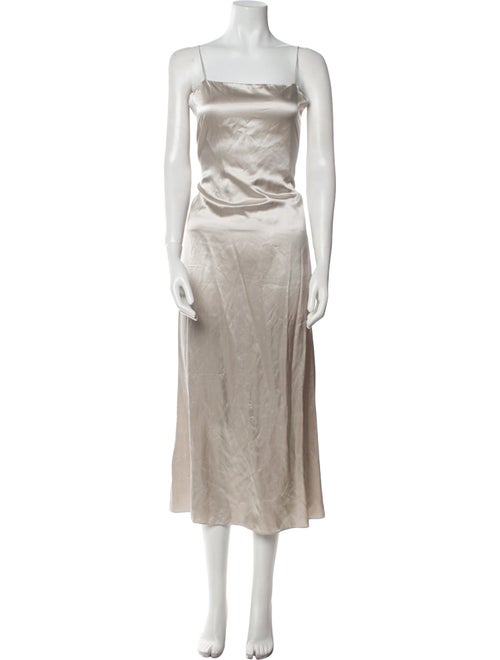 Theory Square Neckline Long Dress