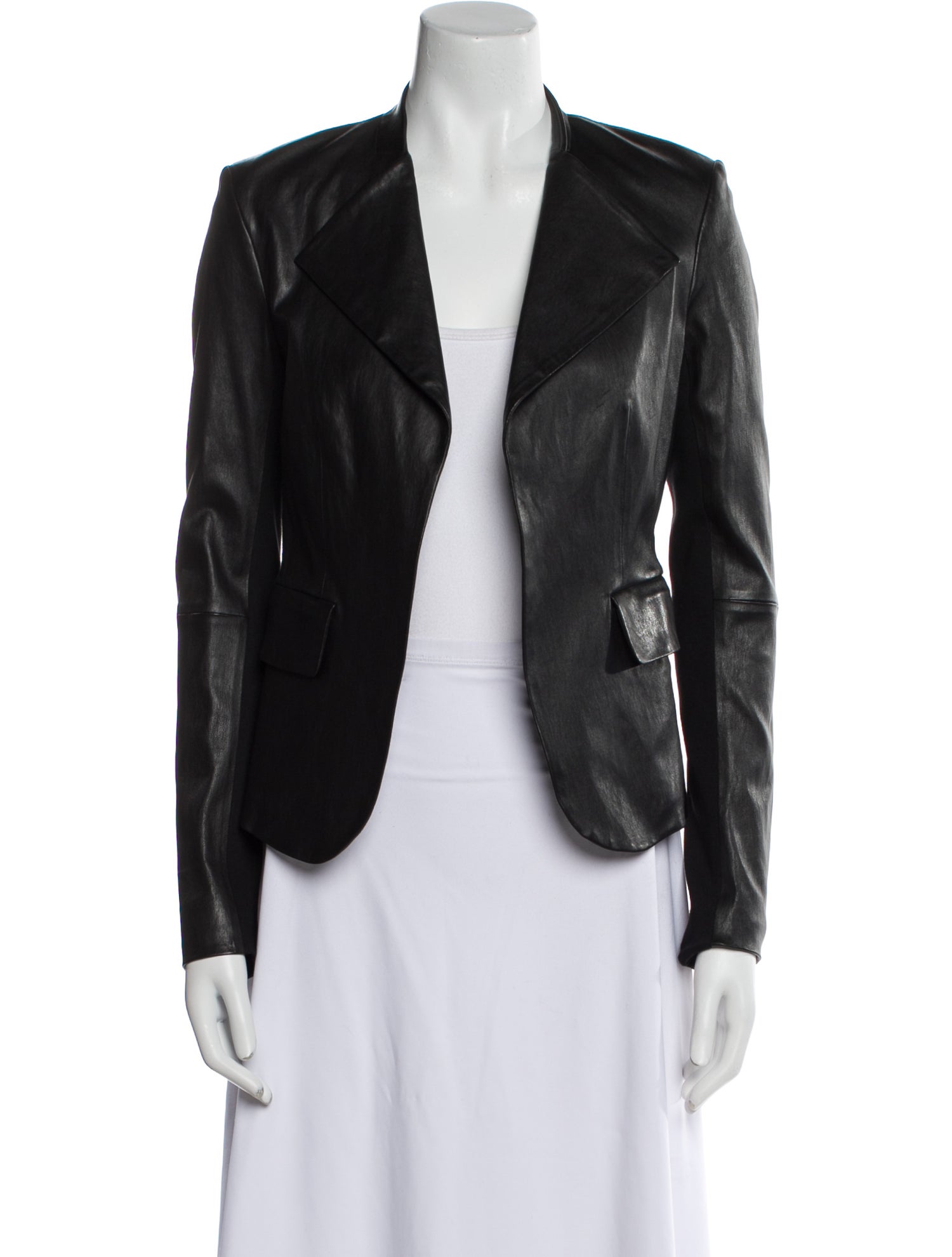 Theory Leather Blazer