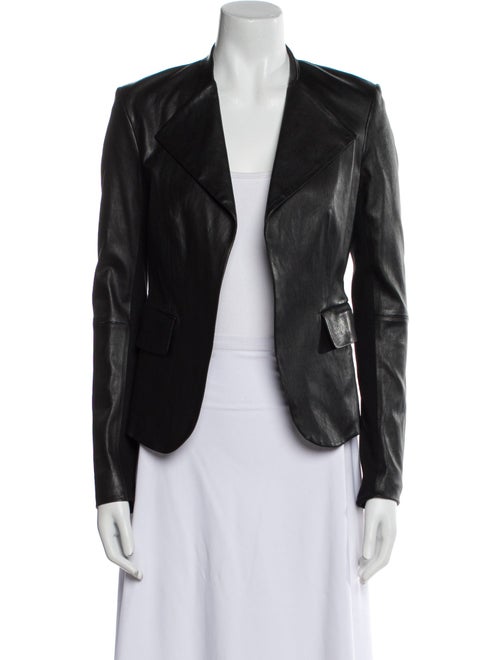 Theory Leather Blazer