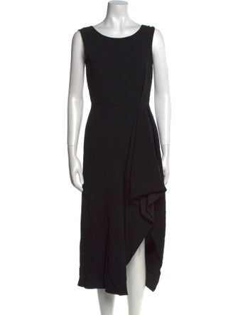 Theory Bateau Neckline Midi Length Dress
