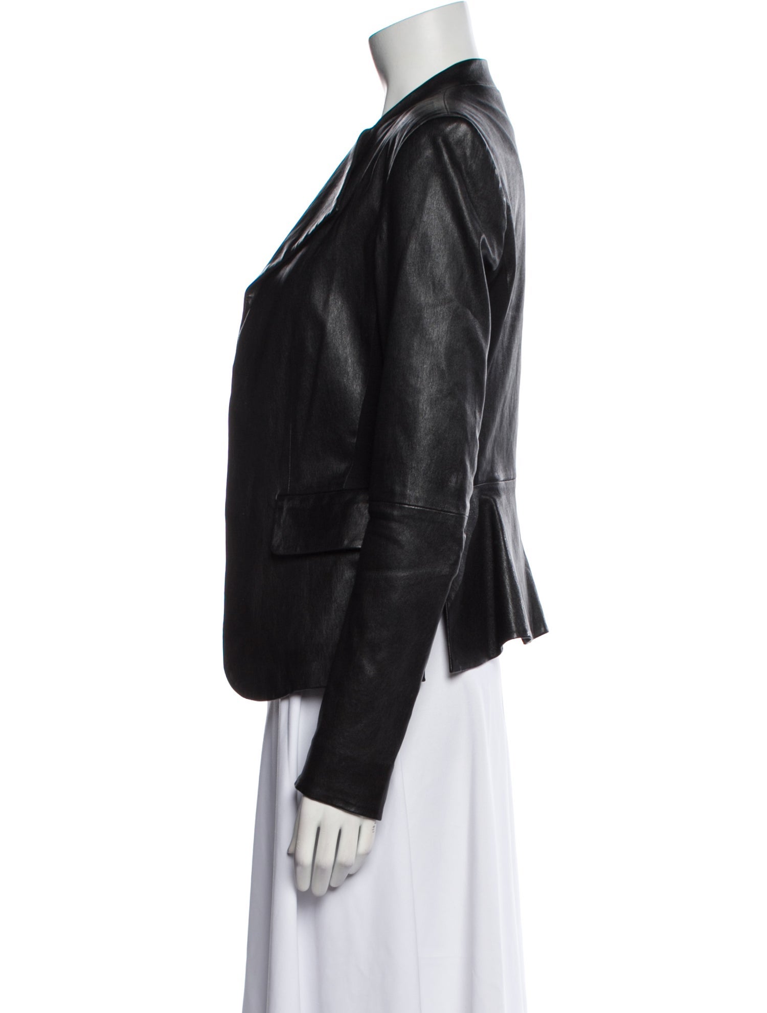 Theory Lamb Leather Evening Jacket