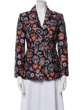 Theory Floral Print Blazer
