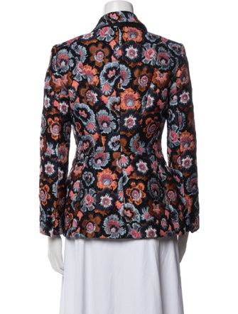 Theory Floral Print Blazer