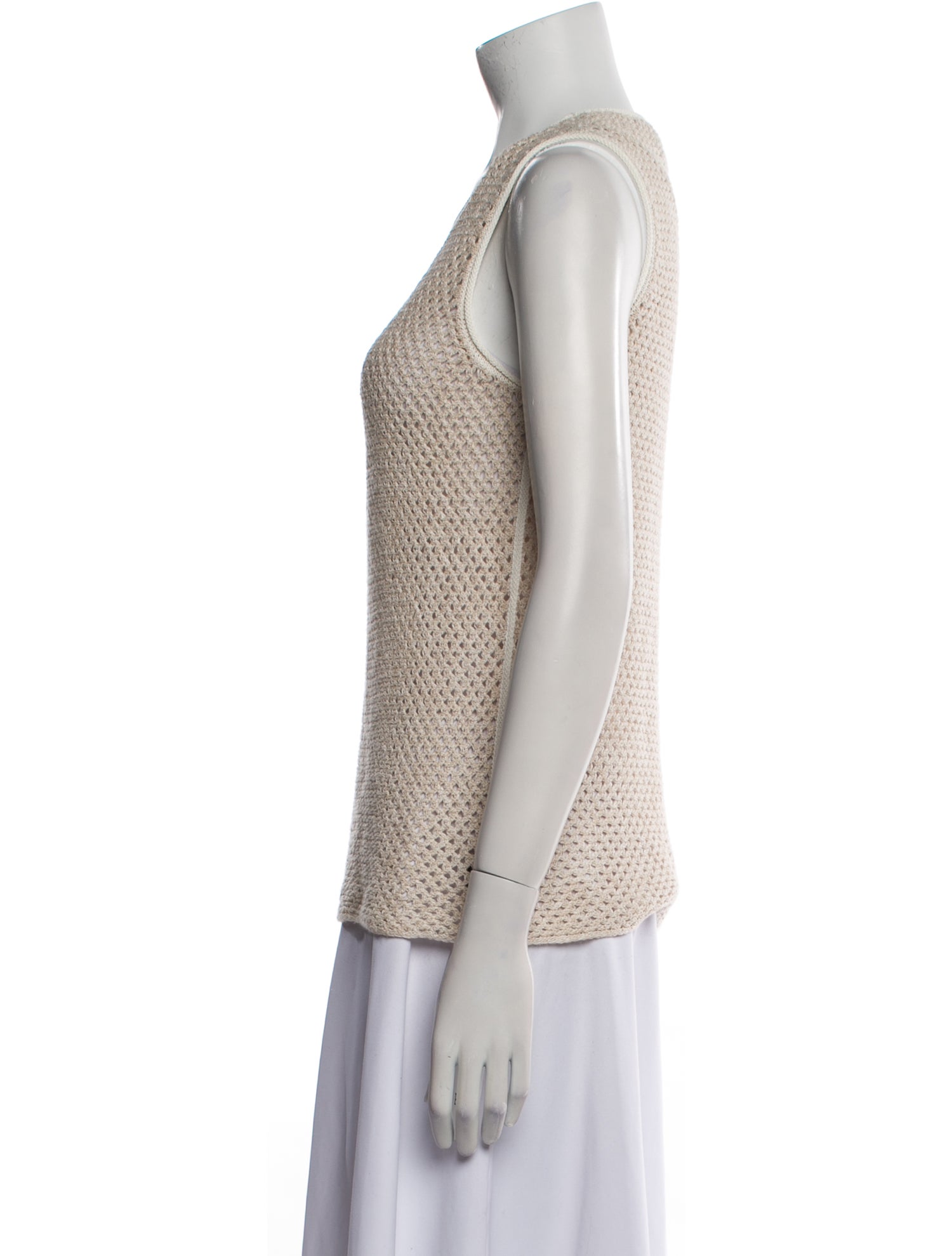 Theory Linen Scoop Neck Sweater