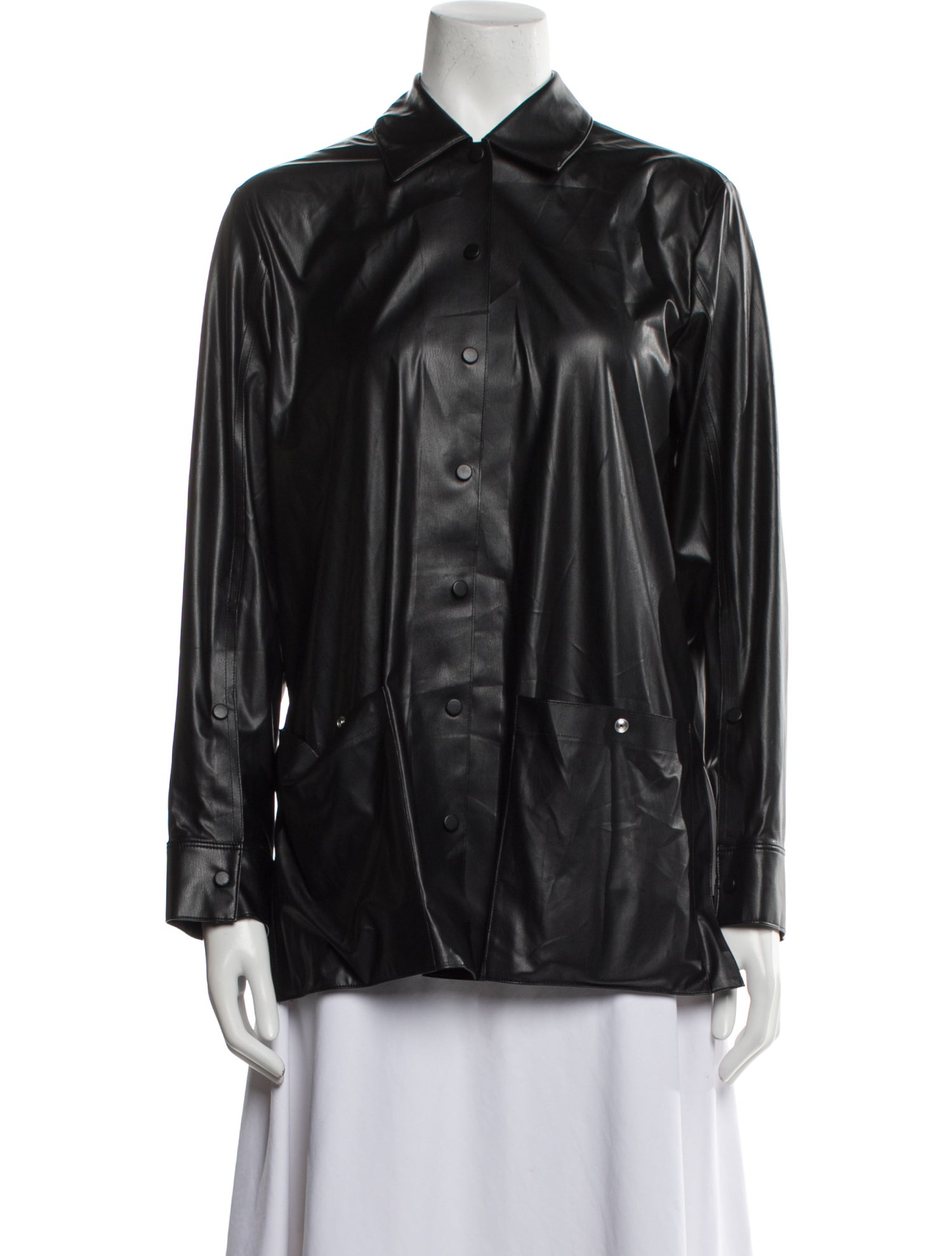 Theory Faux Leather Jacket