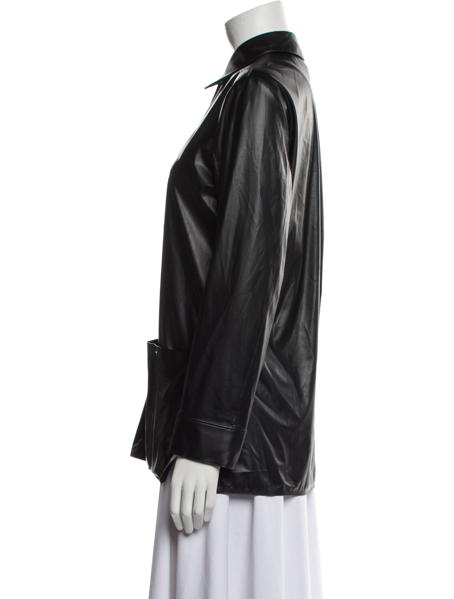 Theory Faux Leather Jacket