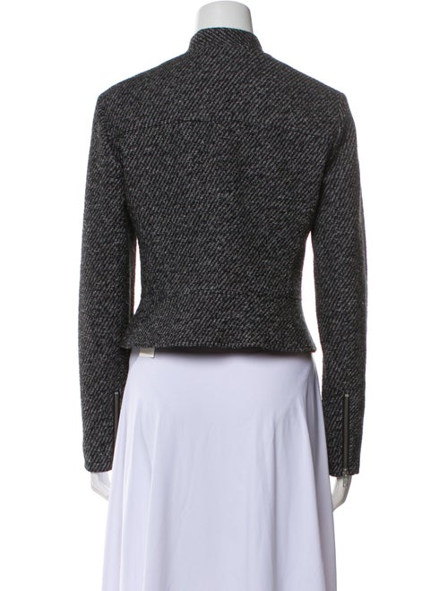 Theory Tweed Pattern Biker Jacket