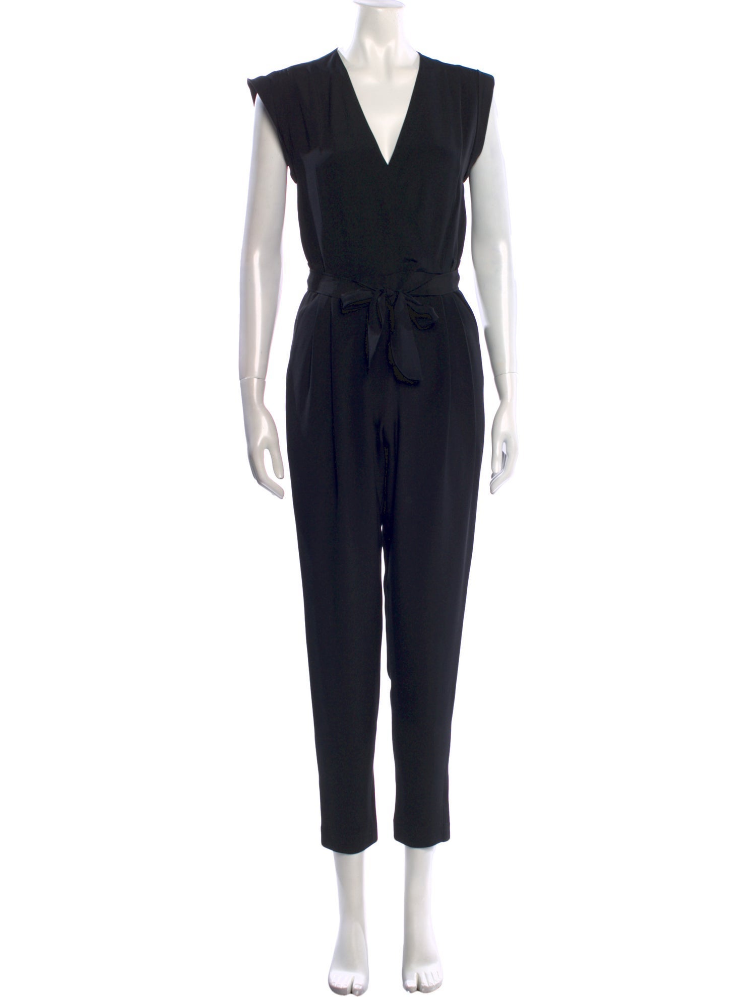Theory Silk V-Neck Jumpsuit