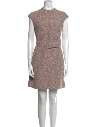 Theory Tweed Pattern Mini Dress