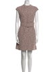 Theory Tweed Pattern Mini Dress