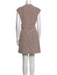 Theory Tweed Pattern Mini Dress
