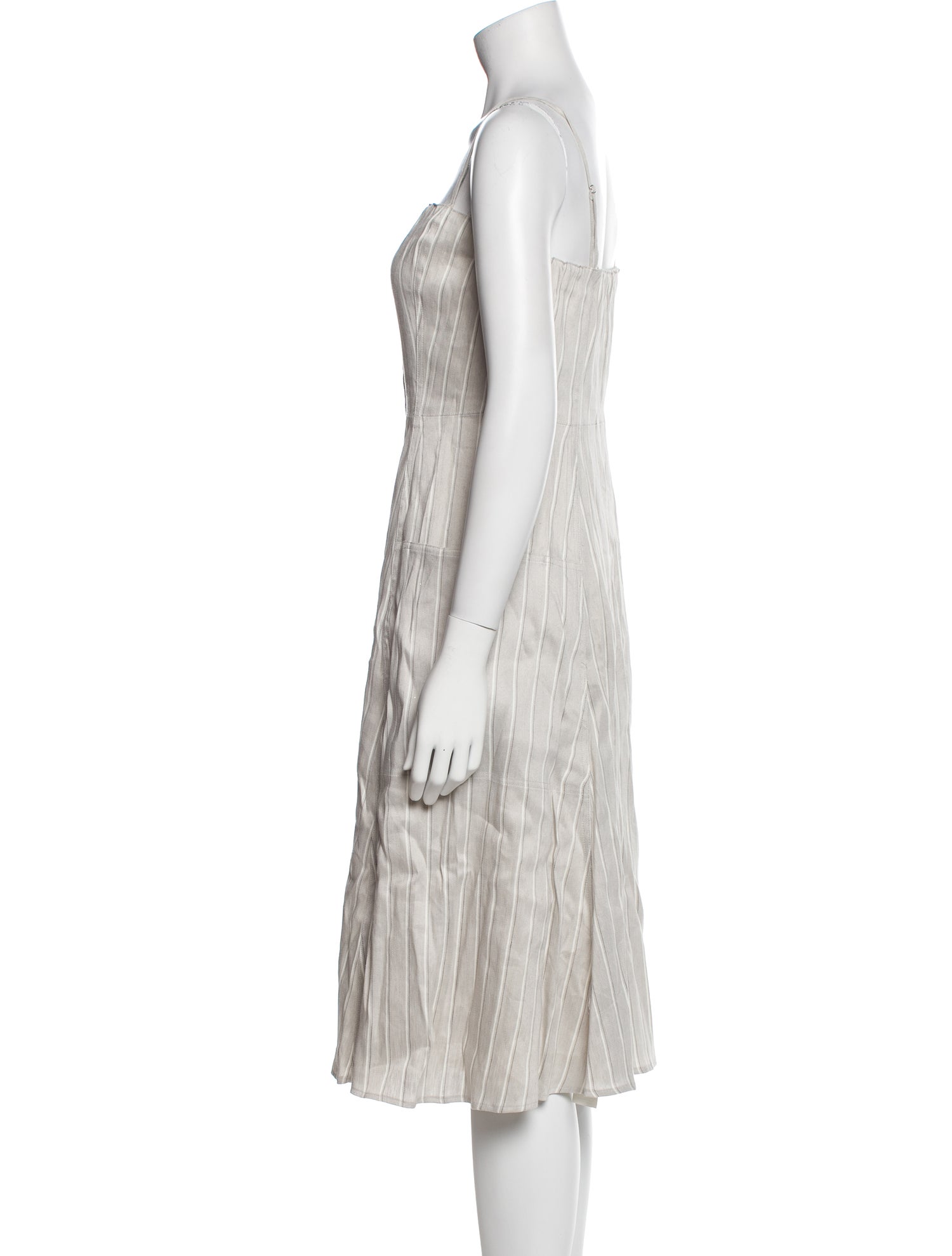 Theory Linen Midi Length Dress