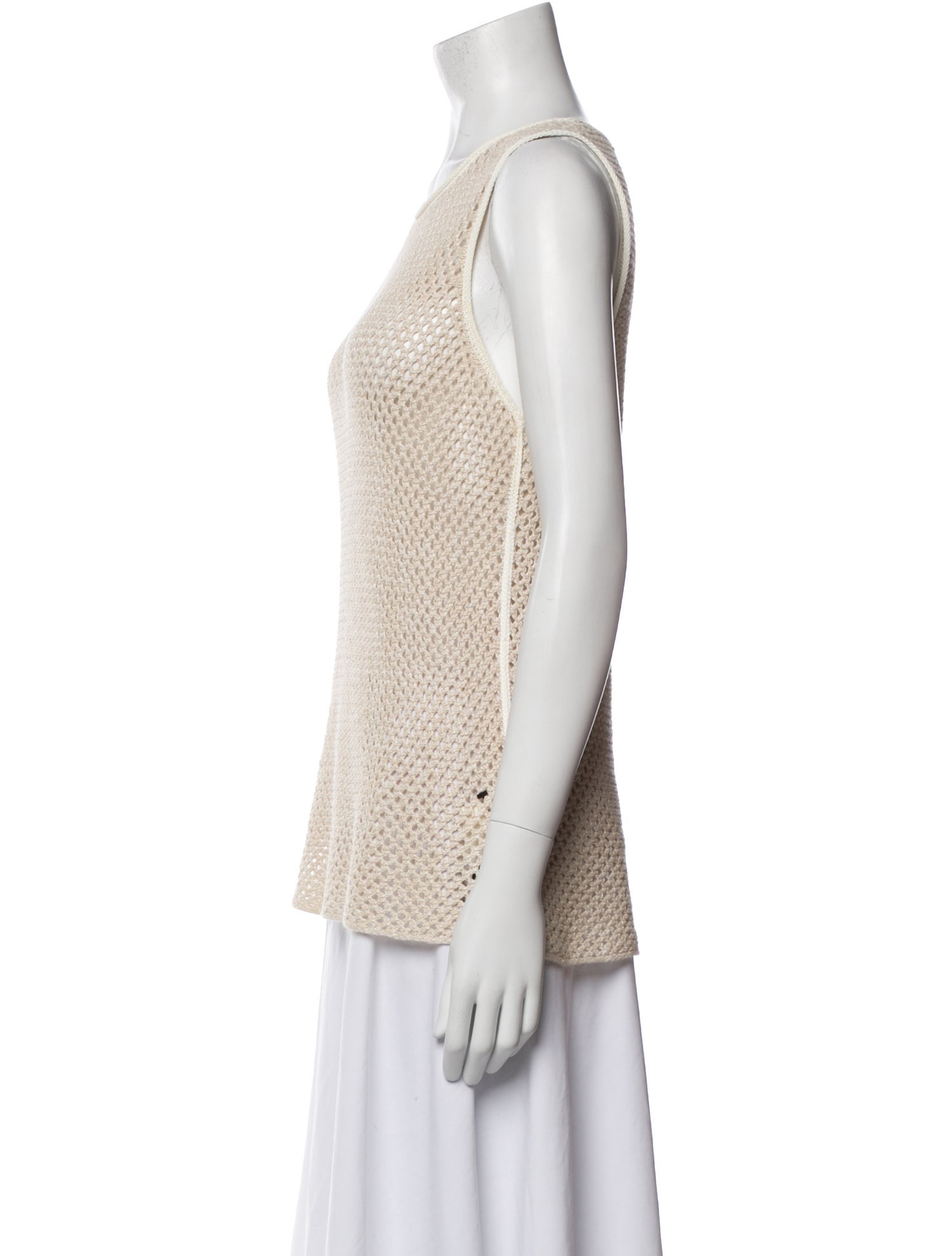 Theory Linen Scoop Neck Sweater