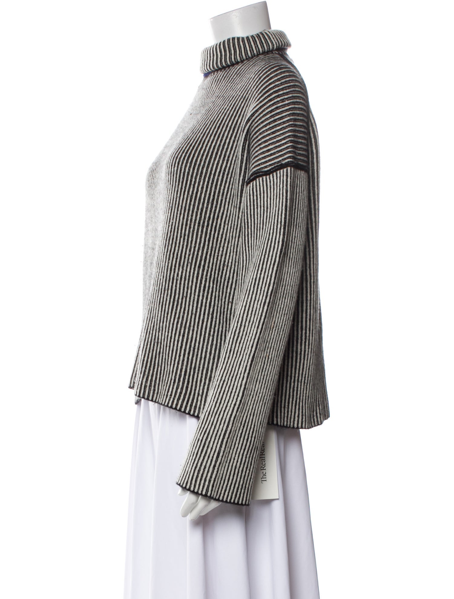 Theory Cashmere Striped Sweater