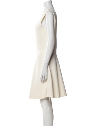 Theory Scoop Neck Mini Dress