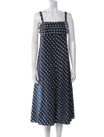 Theory Silk Midi Length Dress