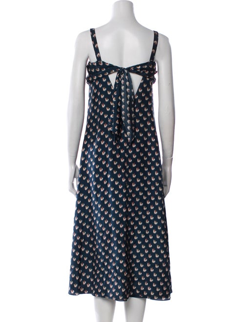 Theory Silk Midi Length Dress