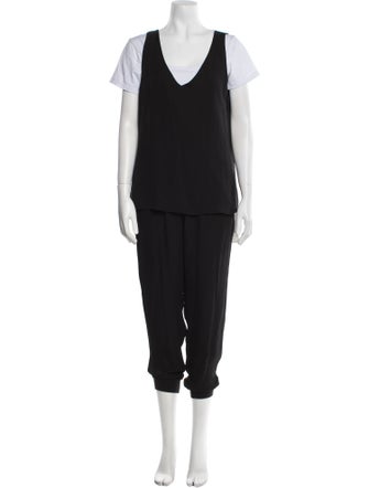 Theory Silk Pant Set