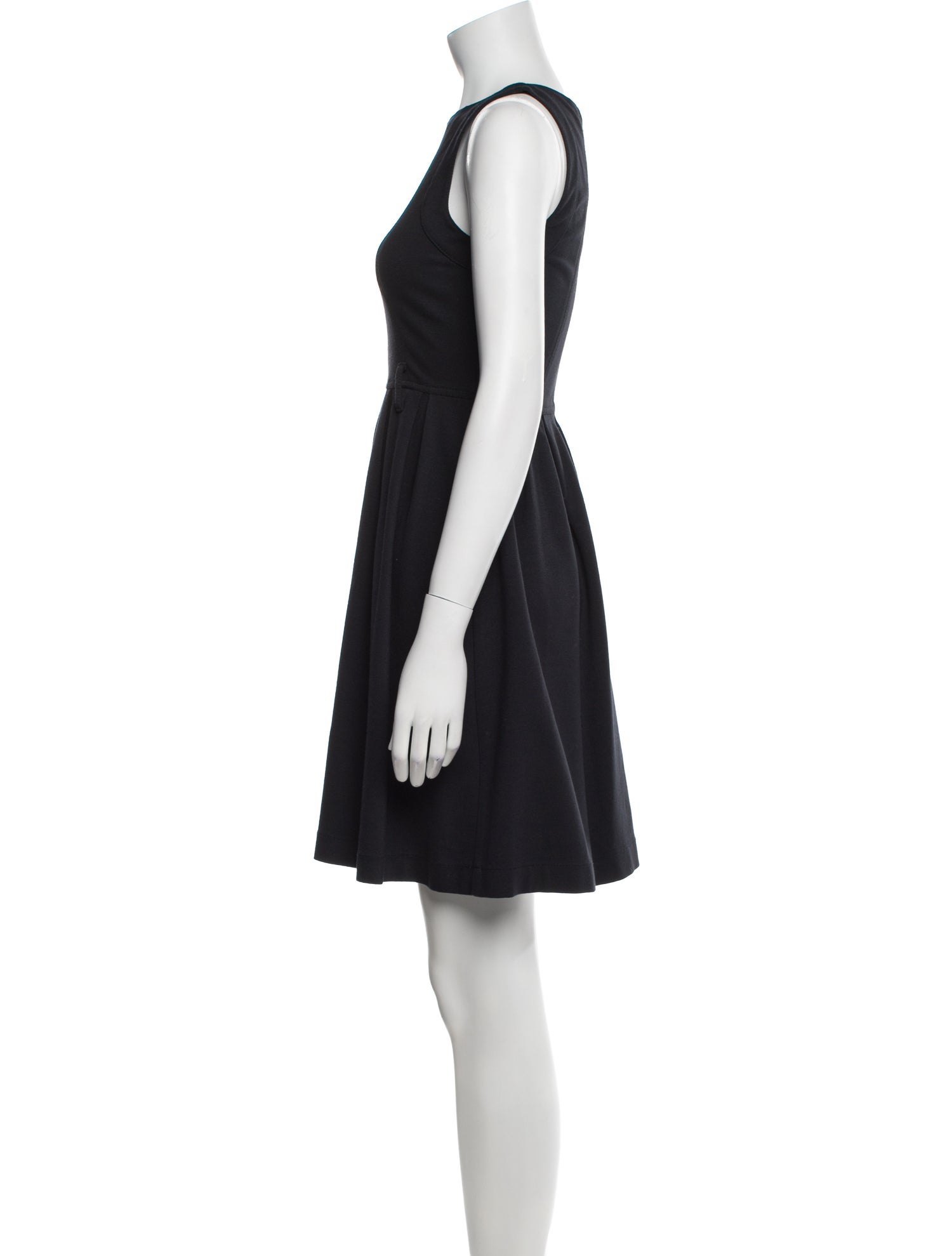 Theory Bateau Neckline Mini Dress