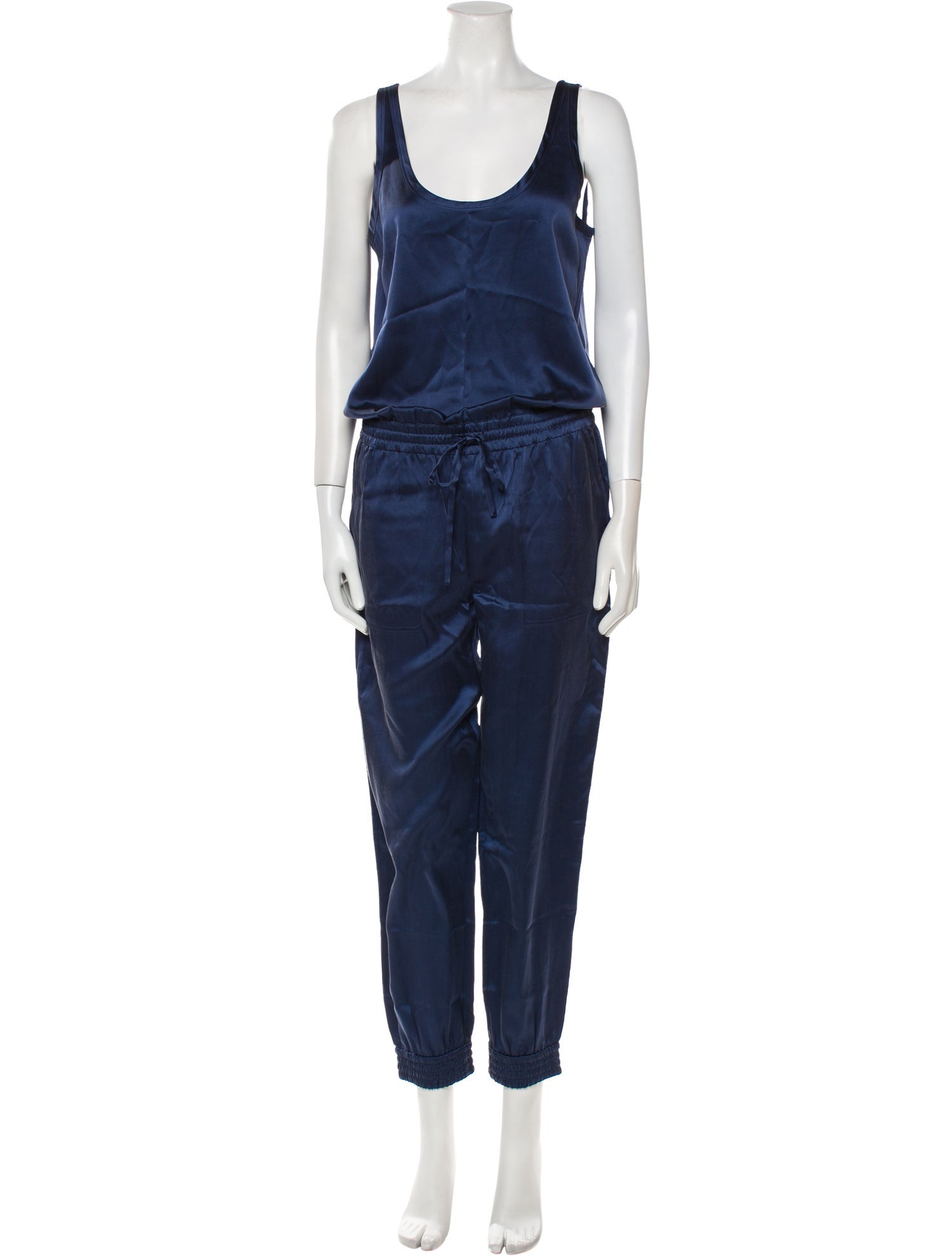 Theory Silk Scoop Neck Jumpsuit w/ Tags