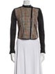 Theory Silk Tweed Pattern Bolero